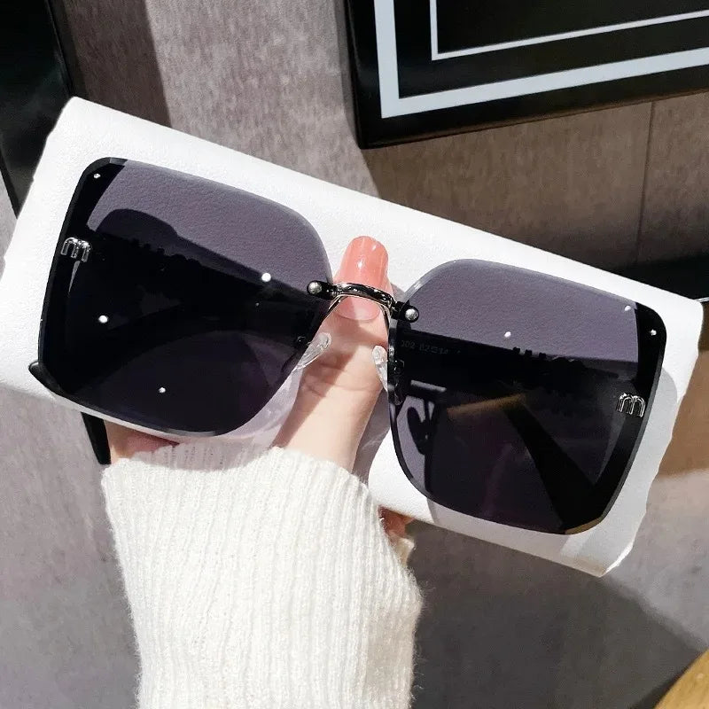Fashion Oversized Square Sunglasses Women 2025 Luxury
