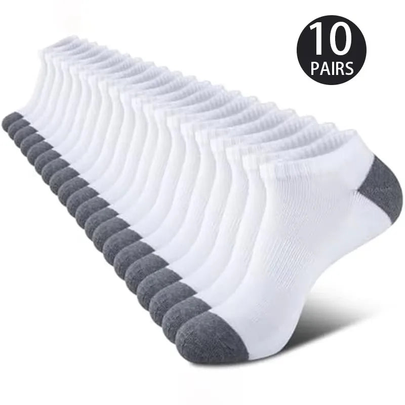 10 Pairs Of Comfortable Breathable Socks