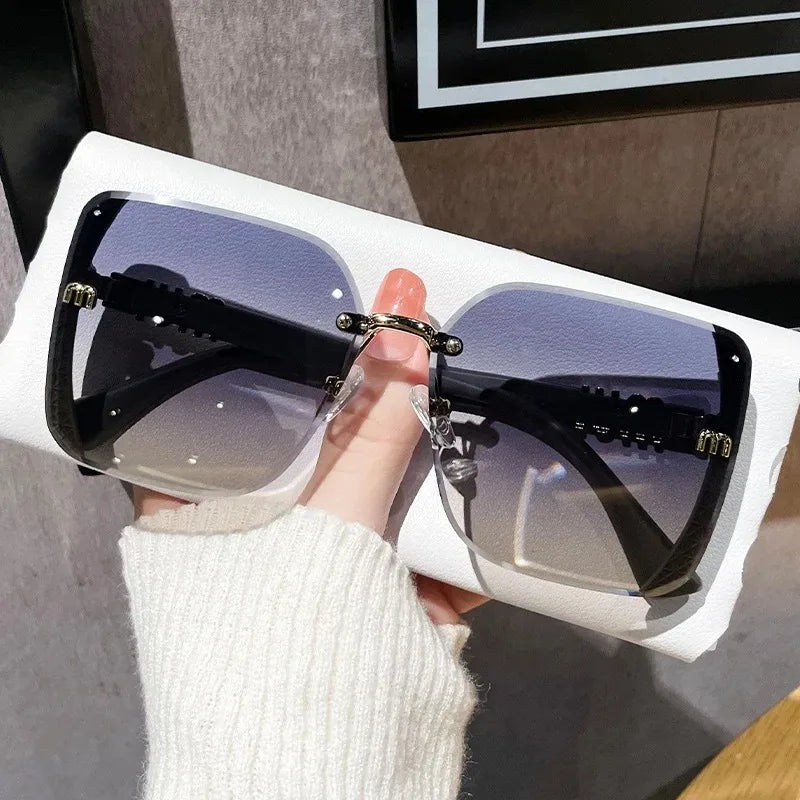 Fashion Oversized Square Sunglasses Women 2025 Luxury