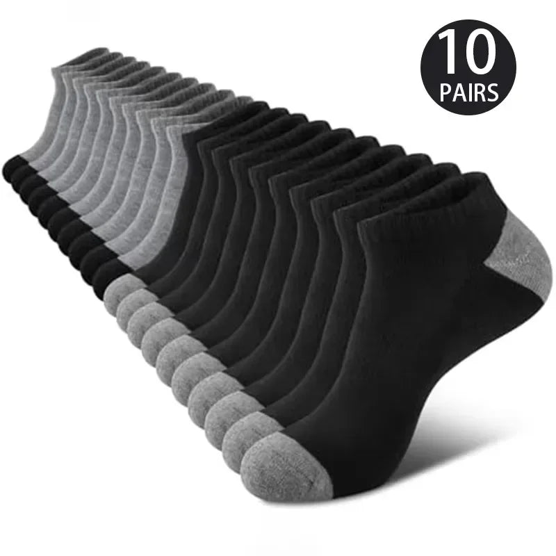 10 Pairs Of Comfortable Breathable Socks