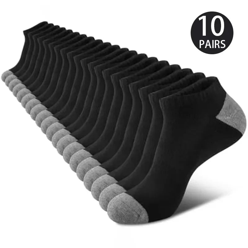 10 Pairs Of Comfortable Breathable Socks